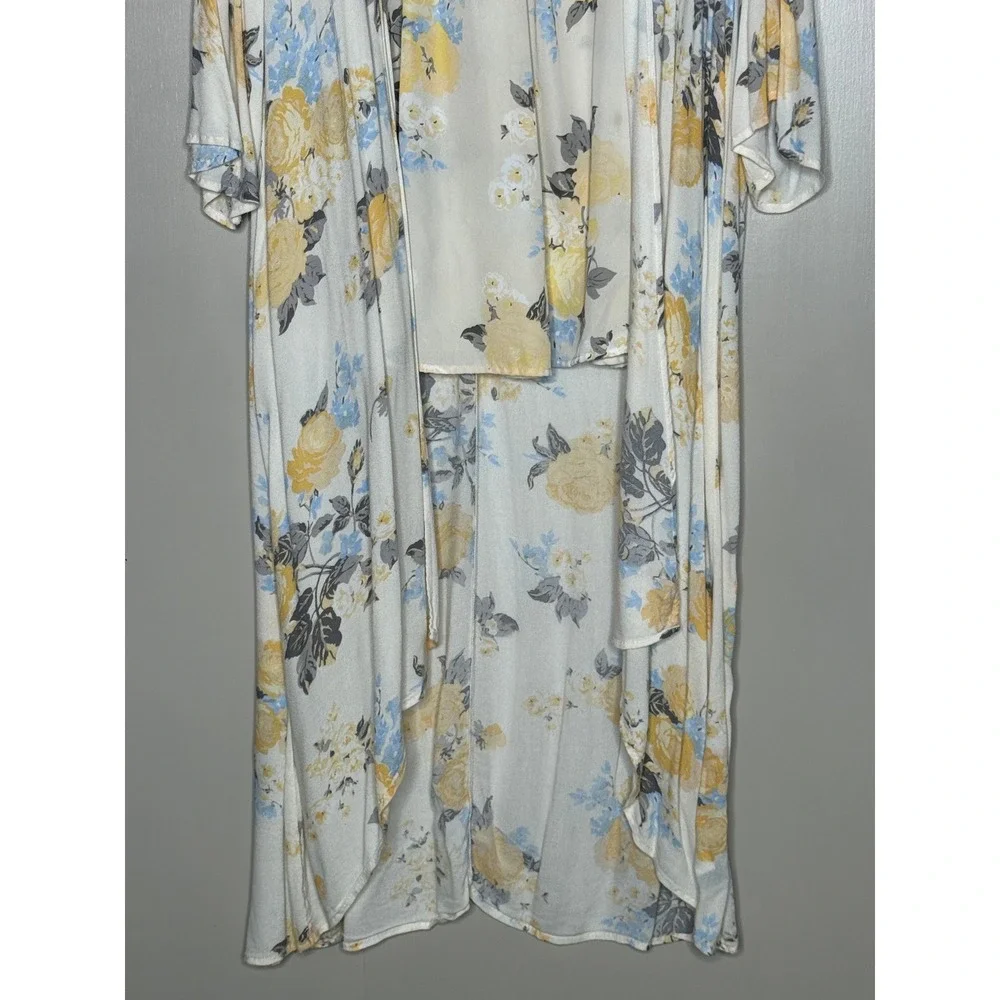 Torrid Floral Duster Kimono Cami Set Cottagecore Boho Lounge - Picture 4 of 12